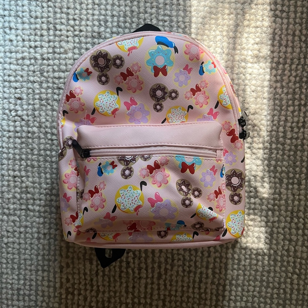 Pink Disney Donut Backpack